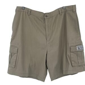 Vtg Y2K Disney World Cargo Mens Shorts Sz 42 Mickey Mouse Patch Retro Khaki Park